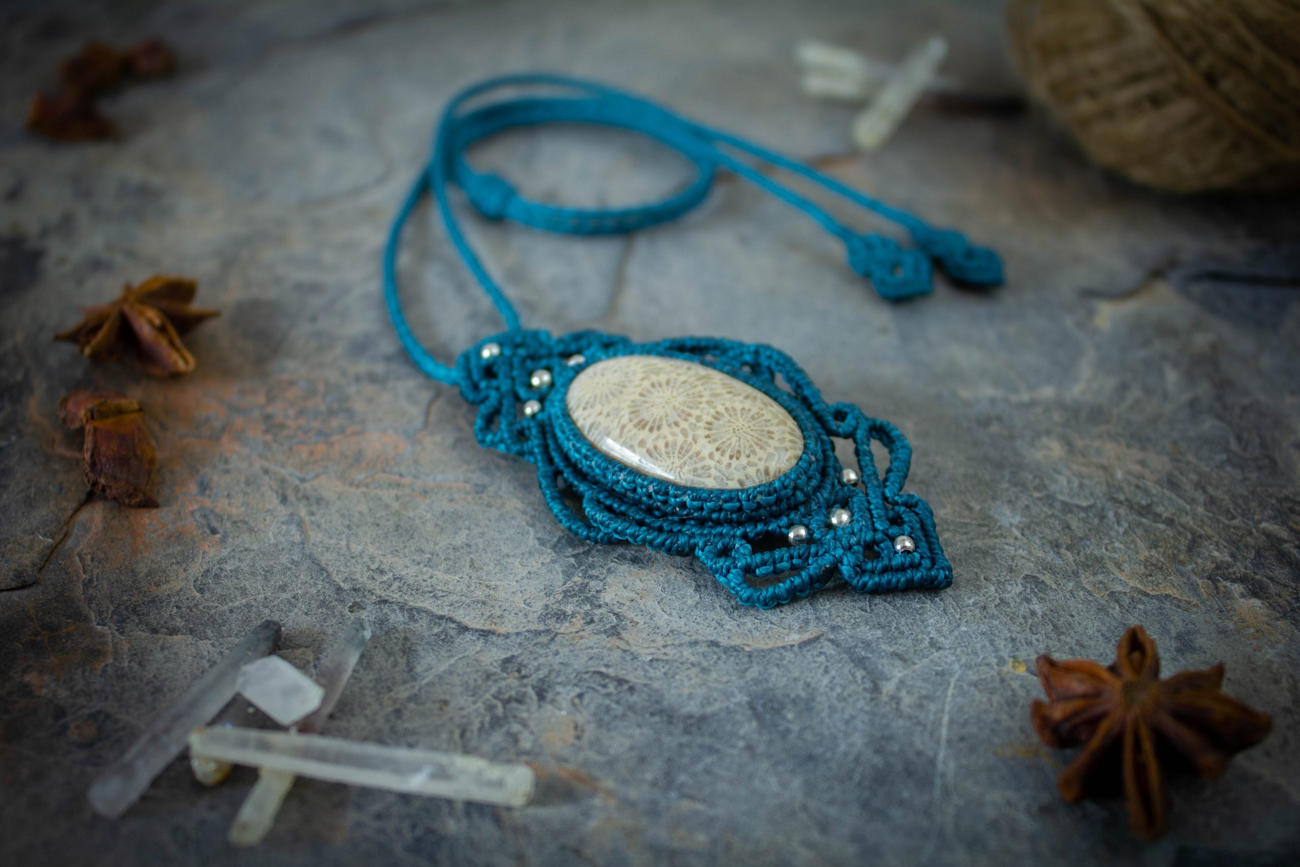 Collar Coral Fósil - Imagen 3