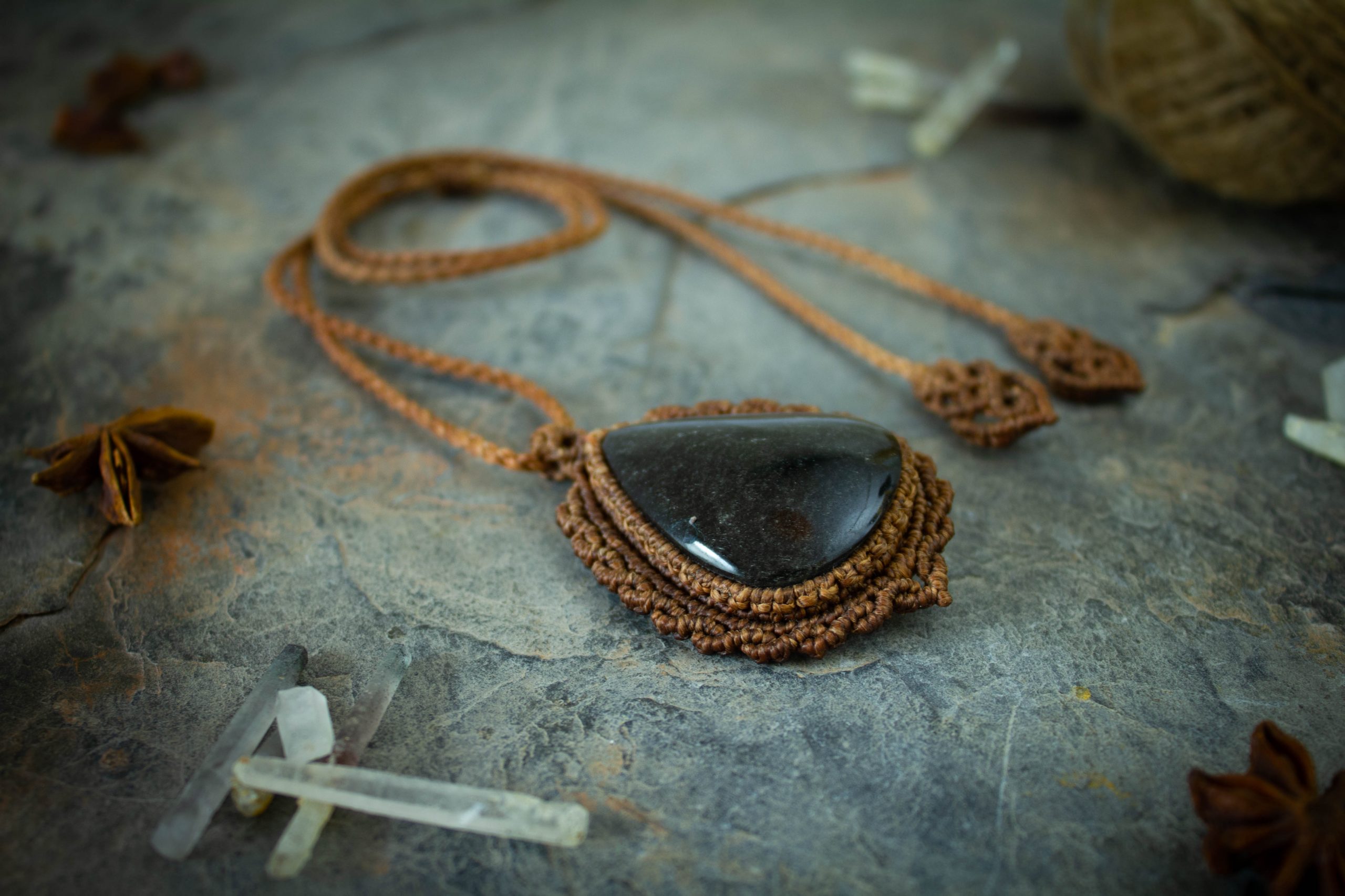 Collar Obsidiana Tierra - Imagen 3