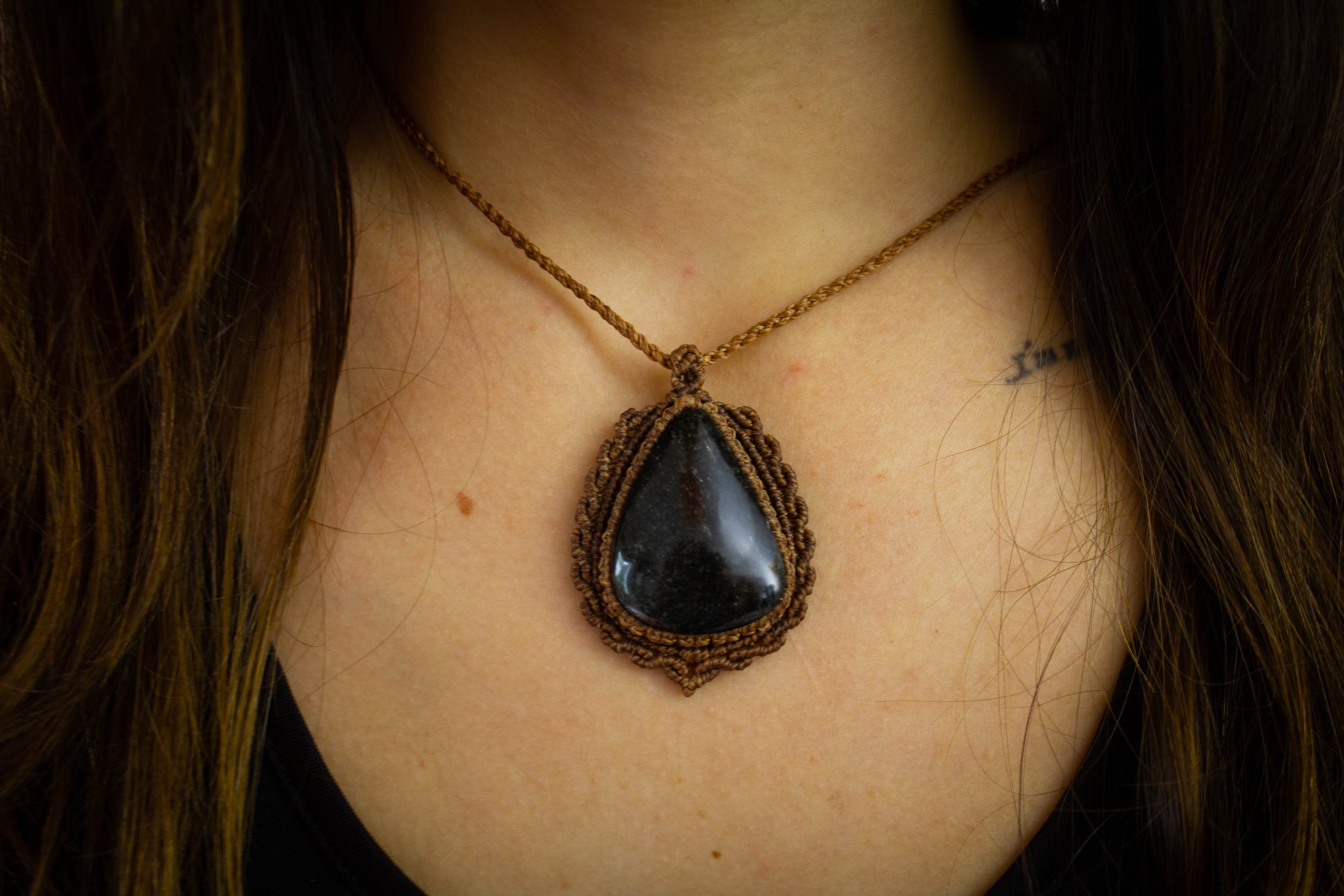 Collar Obsidiana Tierra - Imagen 2