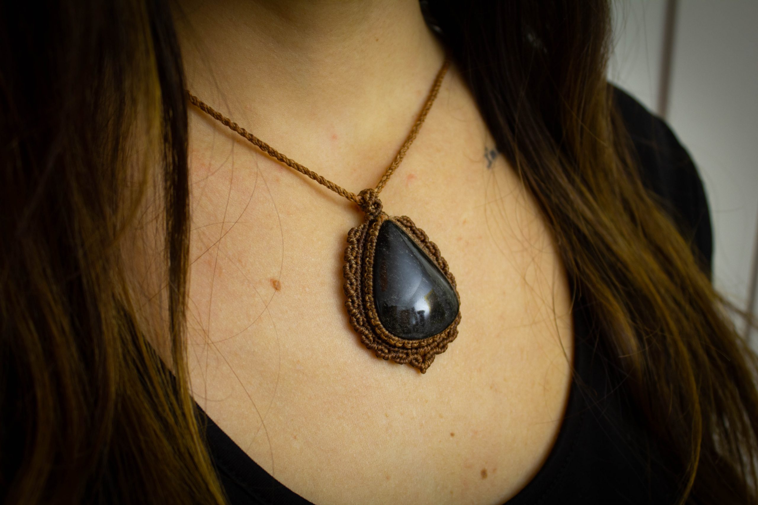 Collar Obsidiana Tierra - Imagen 4