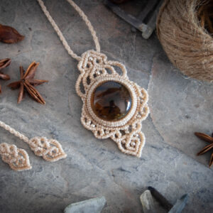 Collar Arena Ámbar Caramelo